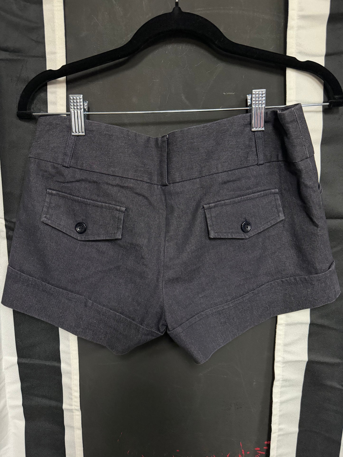 Y2K Star City Grey Shorts- Size 3