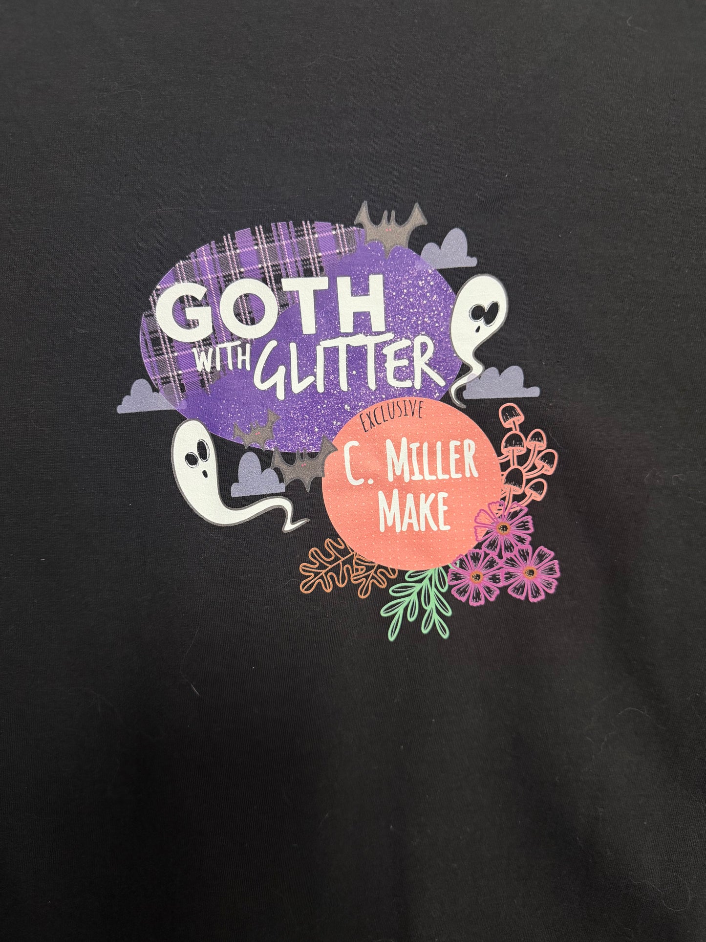 Exclusive C Miller Make X Goth With Glitter Good Witch Energy Large Shirt