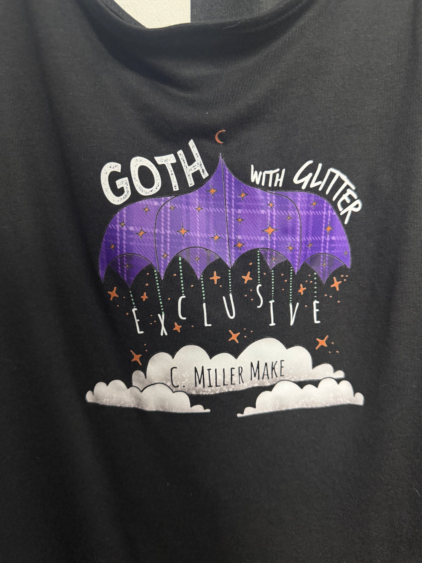 Exclusive C Miller Make X Goth With Glitter Living Dead Girl Large Tank Top