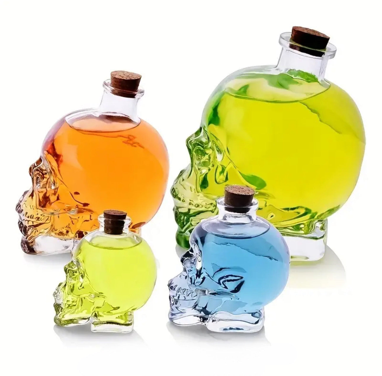 Glass Skull Decanters