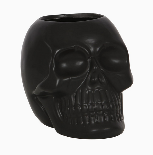 Black Skull Toothbrush Holder