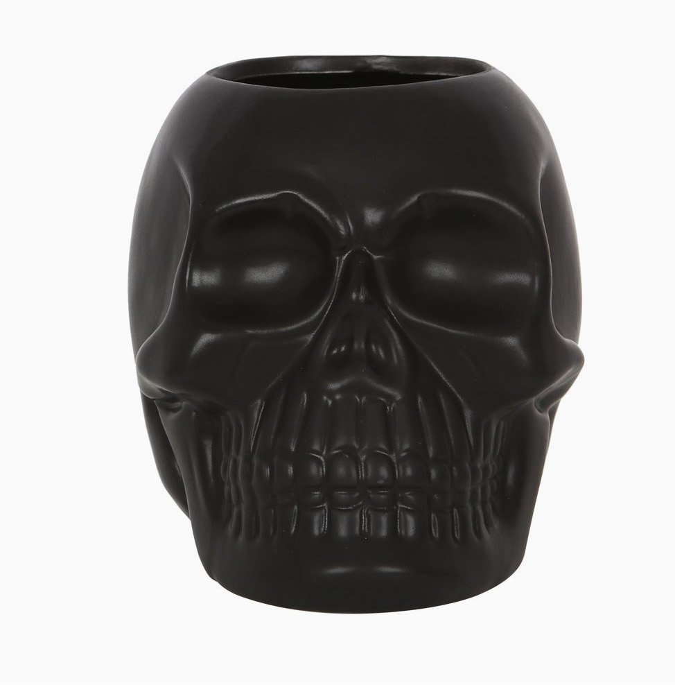 Black Skull Toothbrush Holder