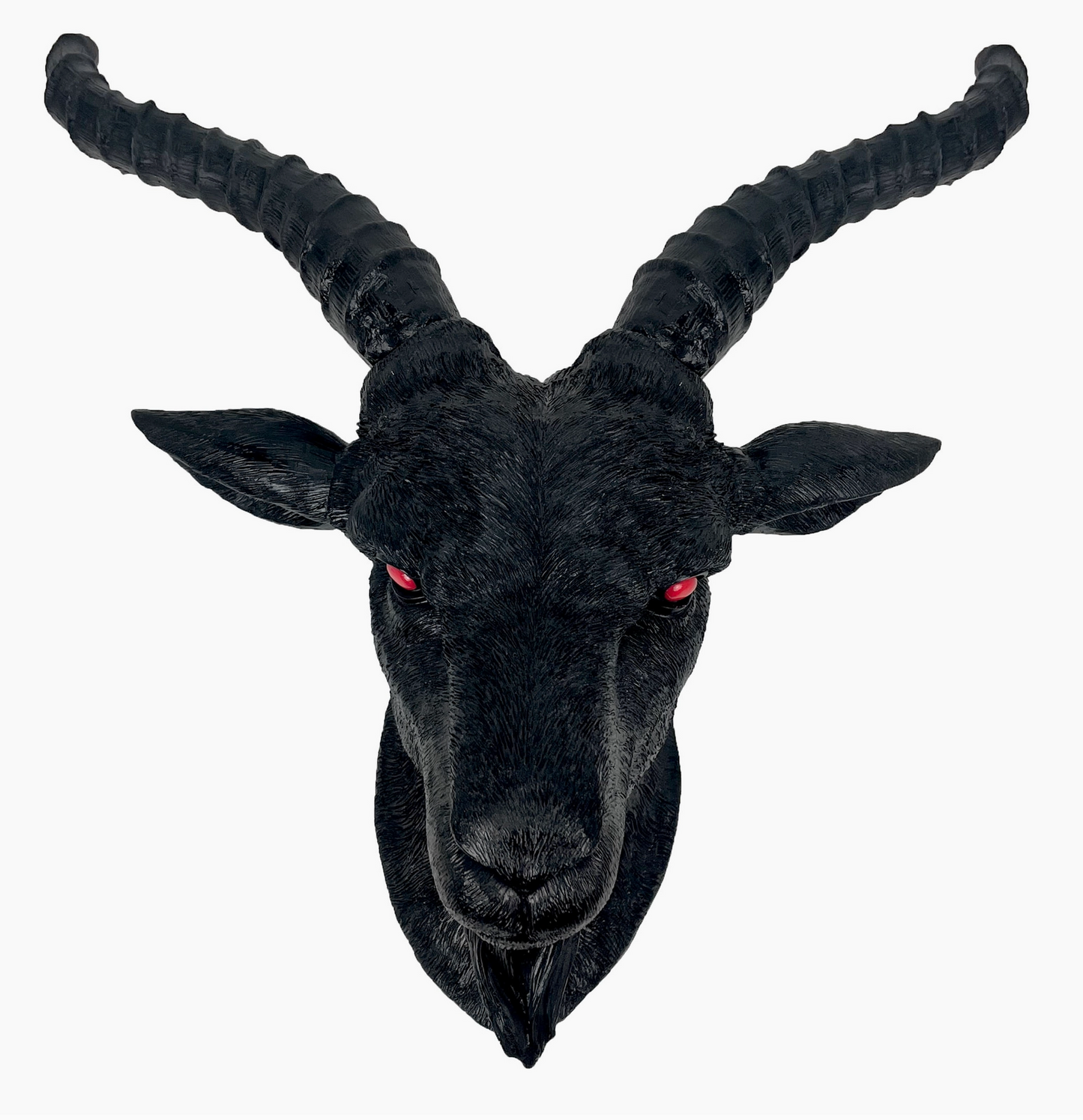 Black Baphomet Goat Head Sabbattic Occult Wall Hanging