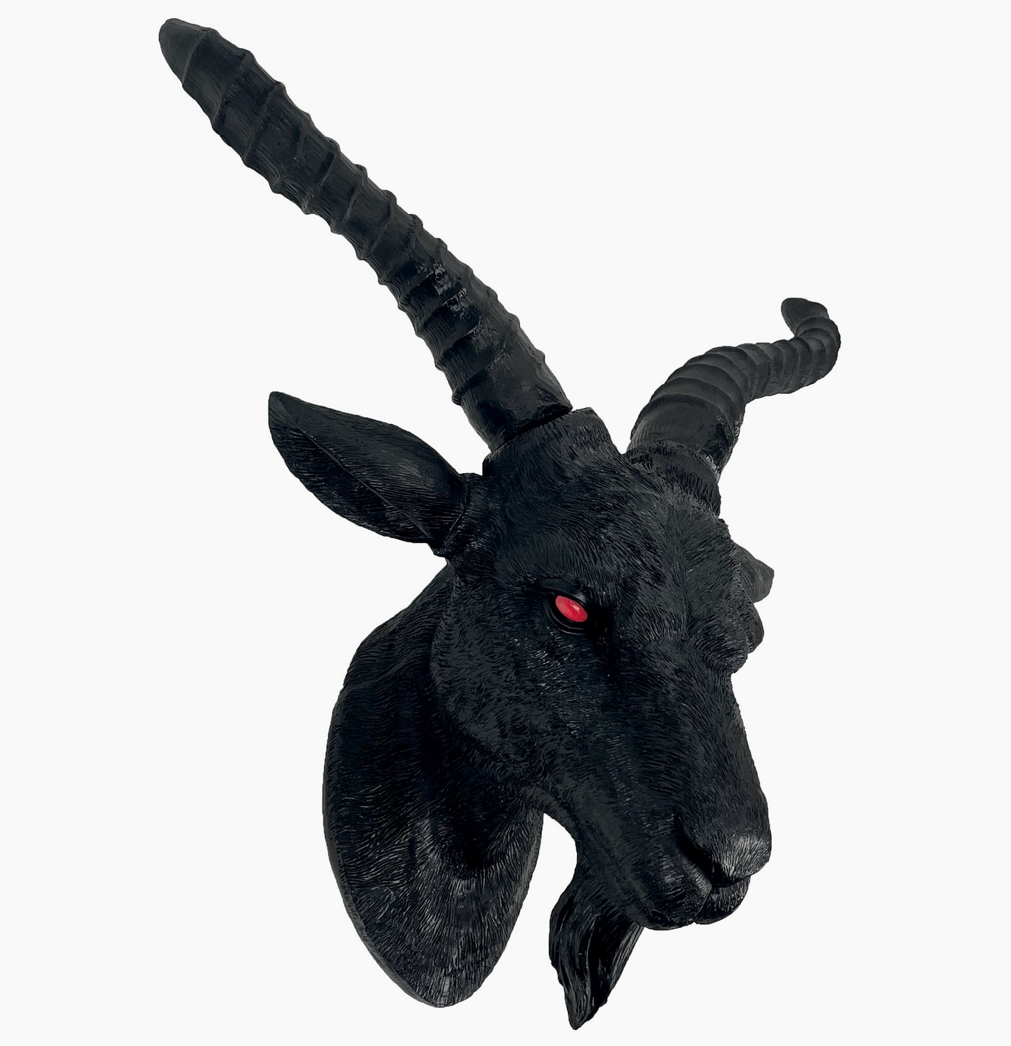 Black Baphomet Goat Head Sabbattic Occult Wall Hanging