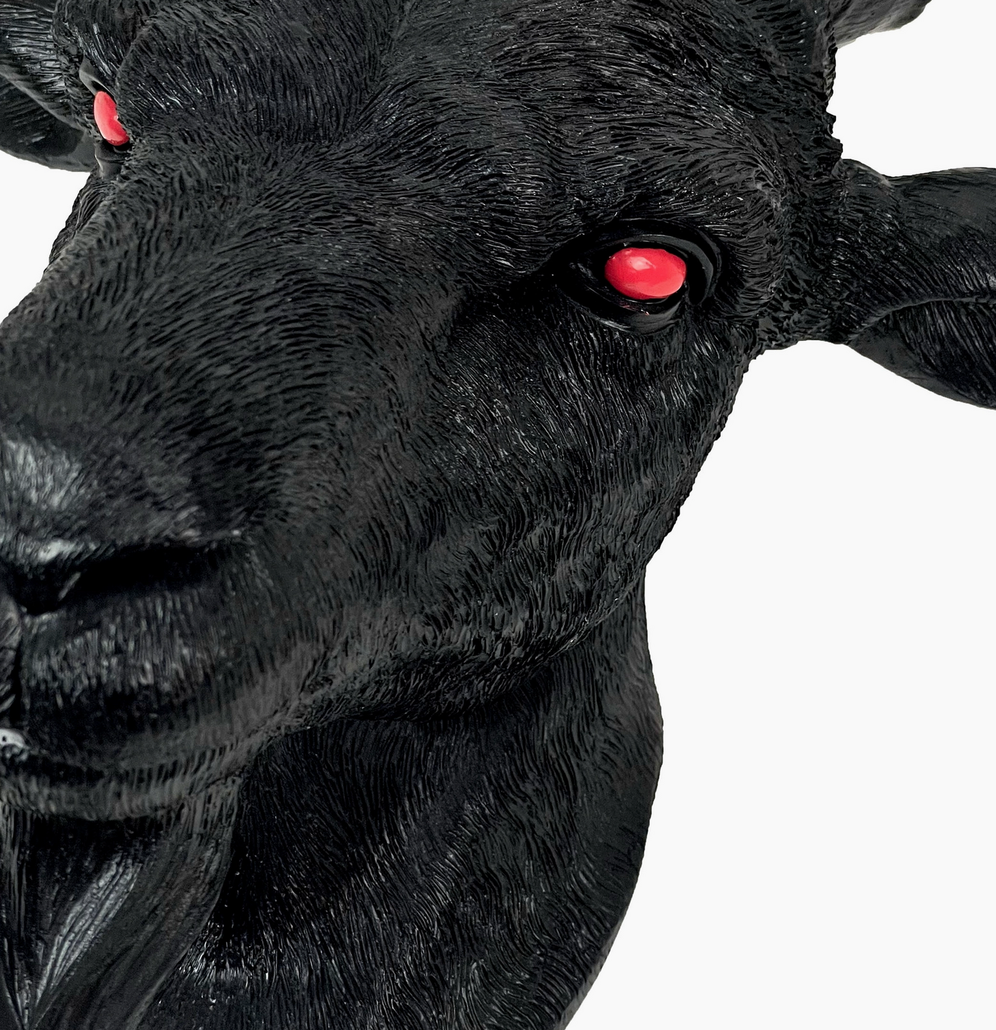 Black Baphomet Goat Head Sabbattic Occult Wall Hanging