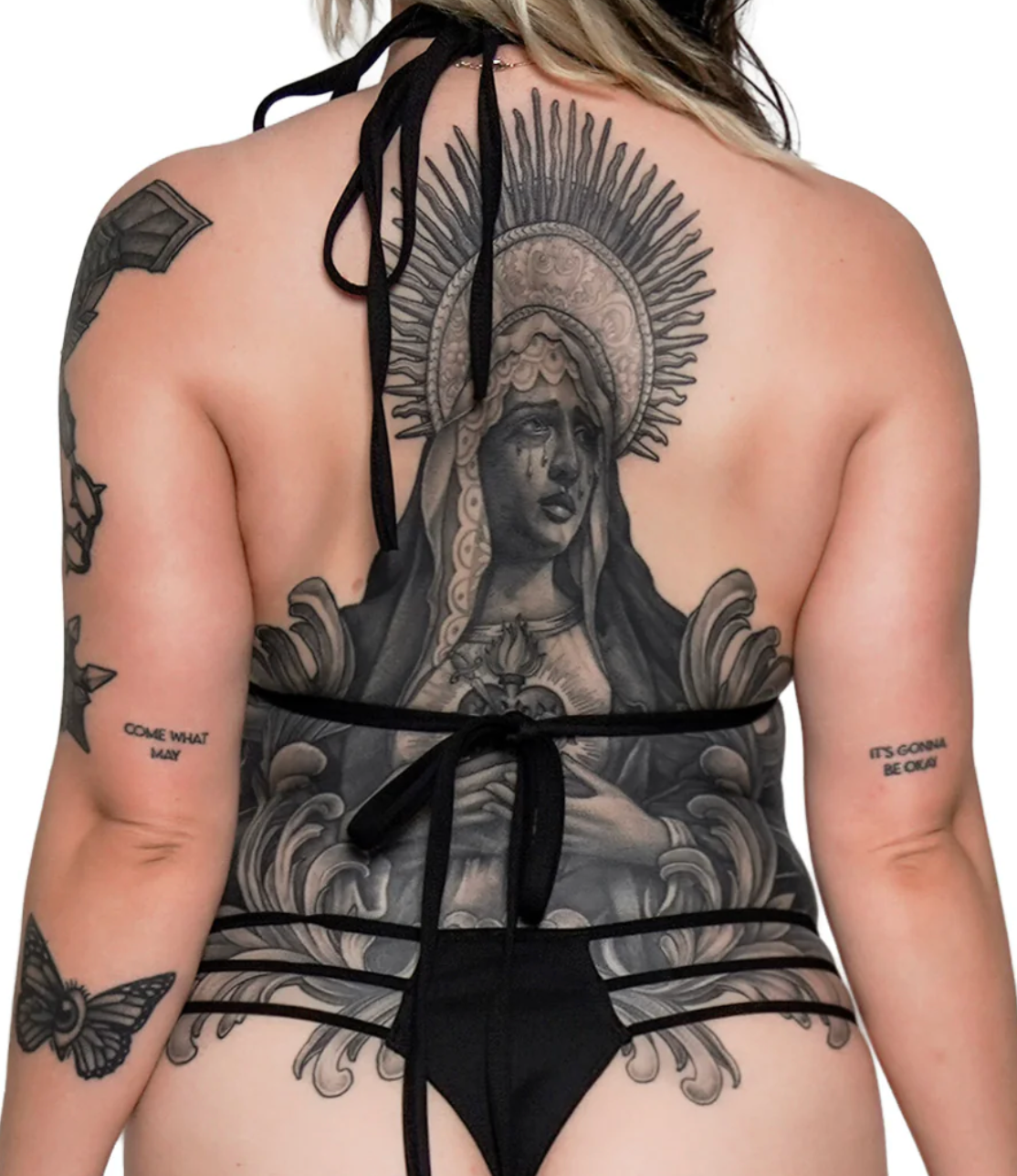 AUTHENTIC FOREST INK- DARK WAVE BIKINI TOP