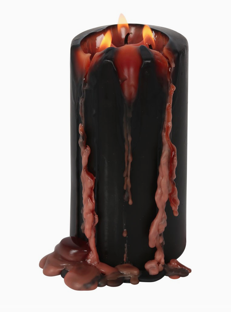 Gothic Vampire Blood Pillar Candles