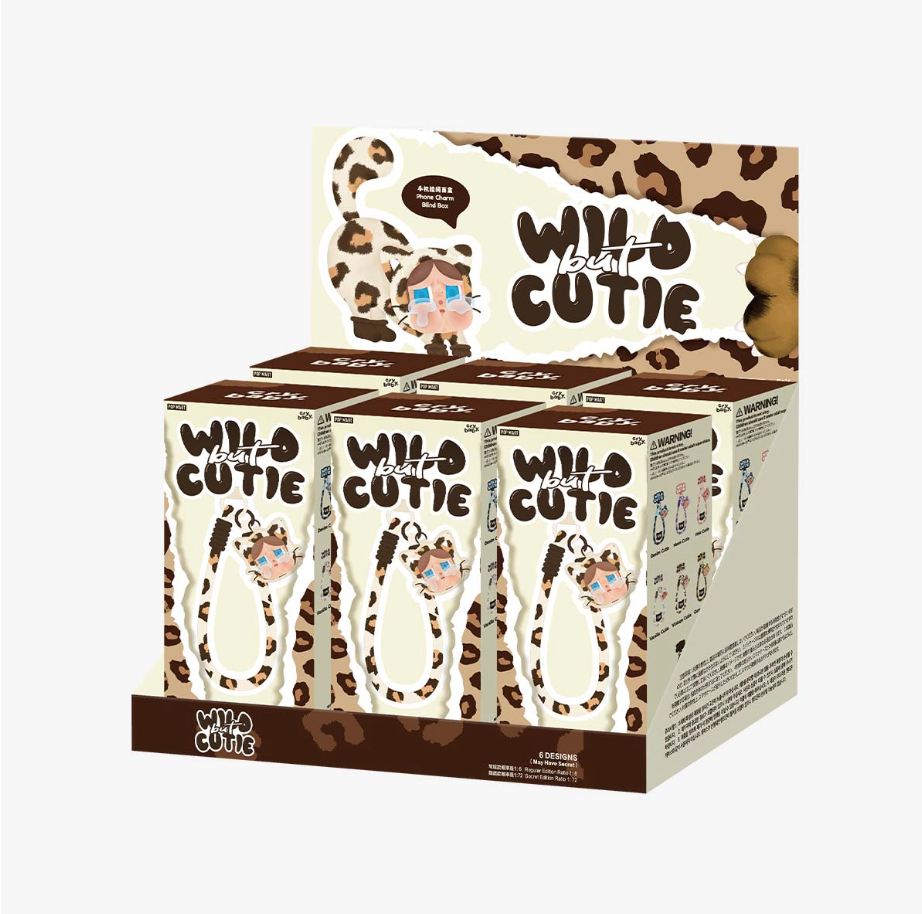 Popmart- CRYBABY Wild but Cutie Series-Phone Charm Blind Box- 100% Authentic