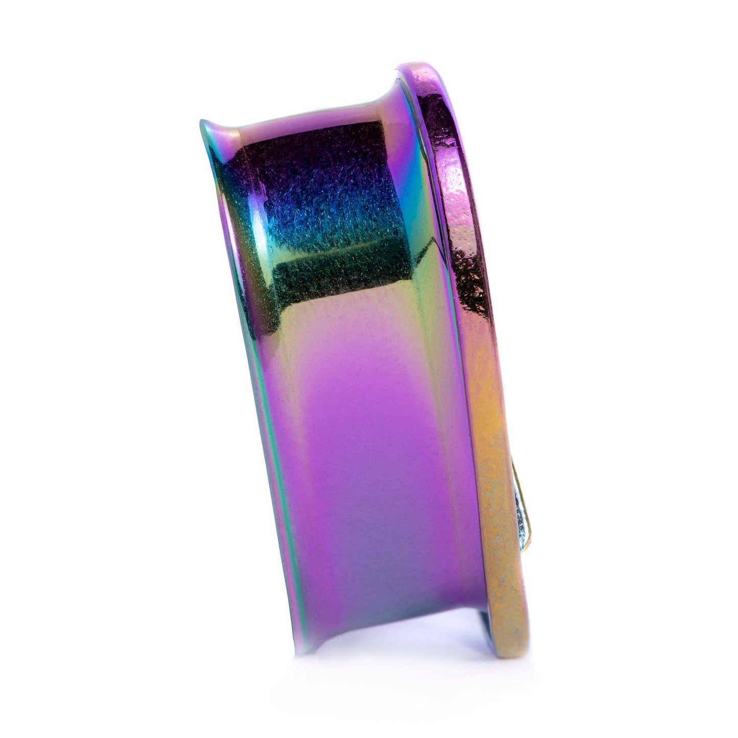Pentagram Rainbow Heart Plug / Tunnel / Gauge