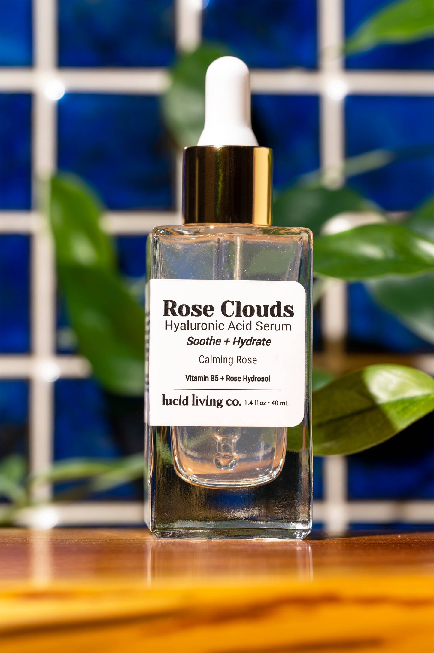Rose Clouds Hyaluronic Acid Face Serum - w/ Rose Hydrosol