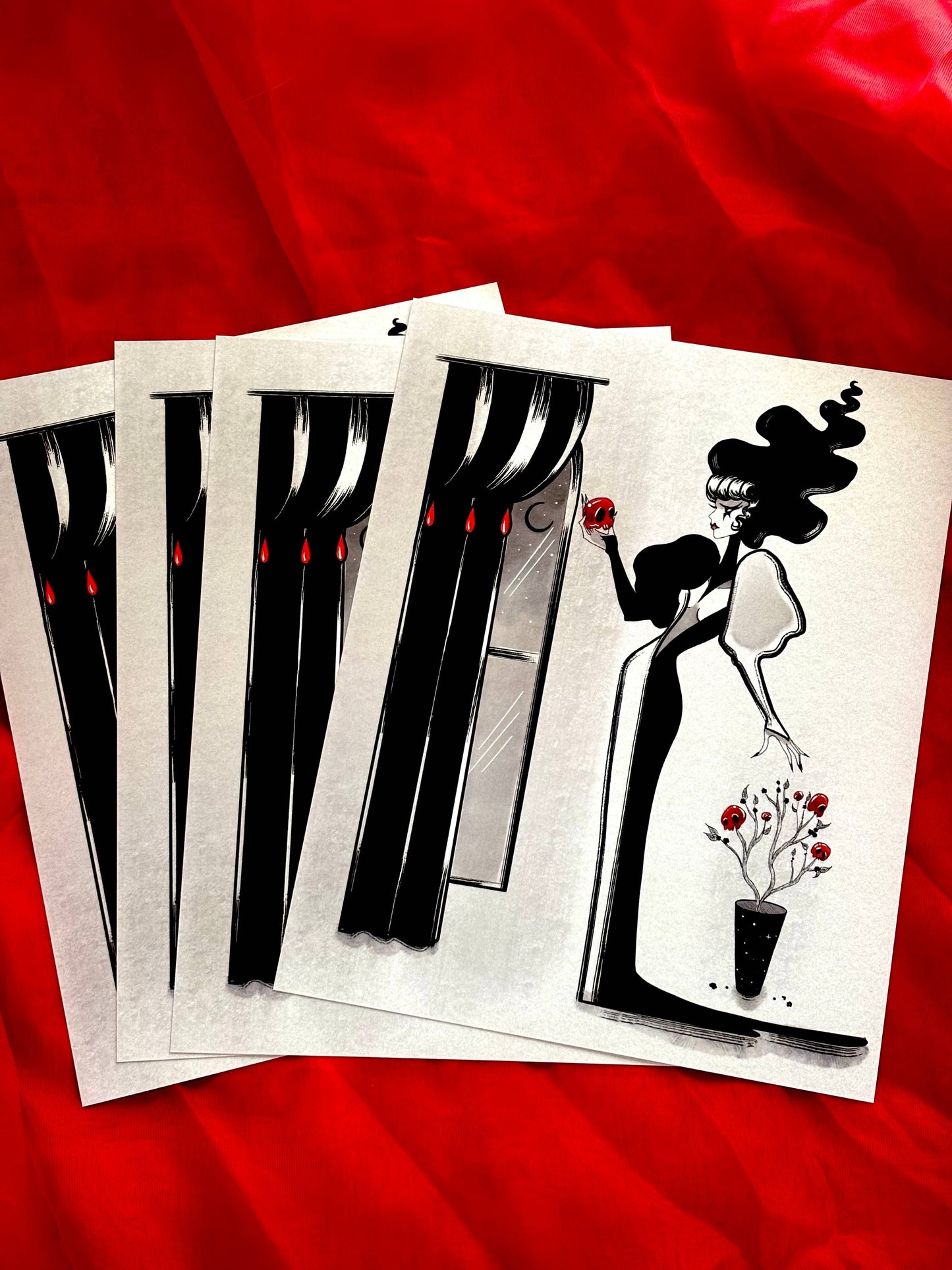 "Ripe for the taking" Gothic Floral Glam Fine Art Print