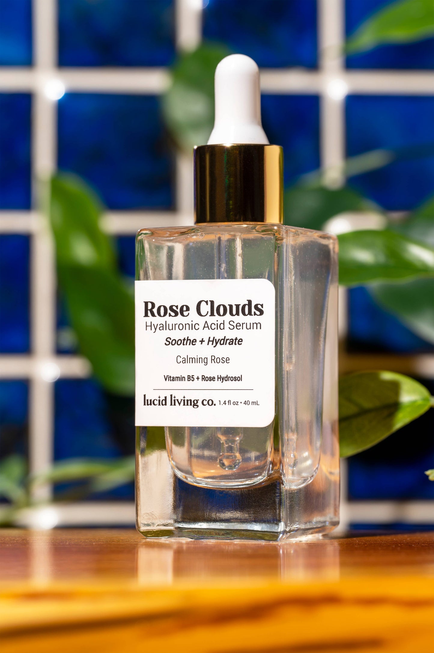 Rose Clouds Hyaluronic Acid Face Serum - w/ Rose Hydrosol