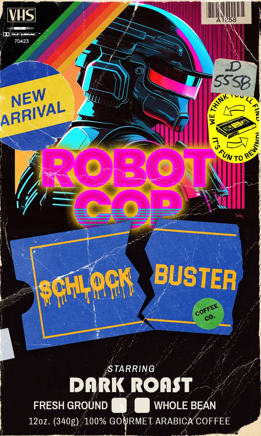 Robot Cop - Dark Roast - 340 Grams