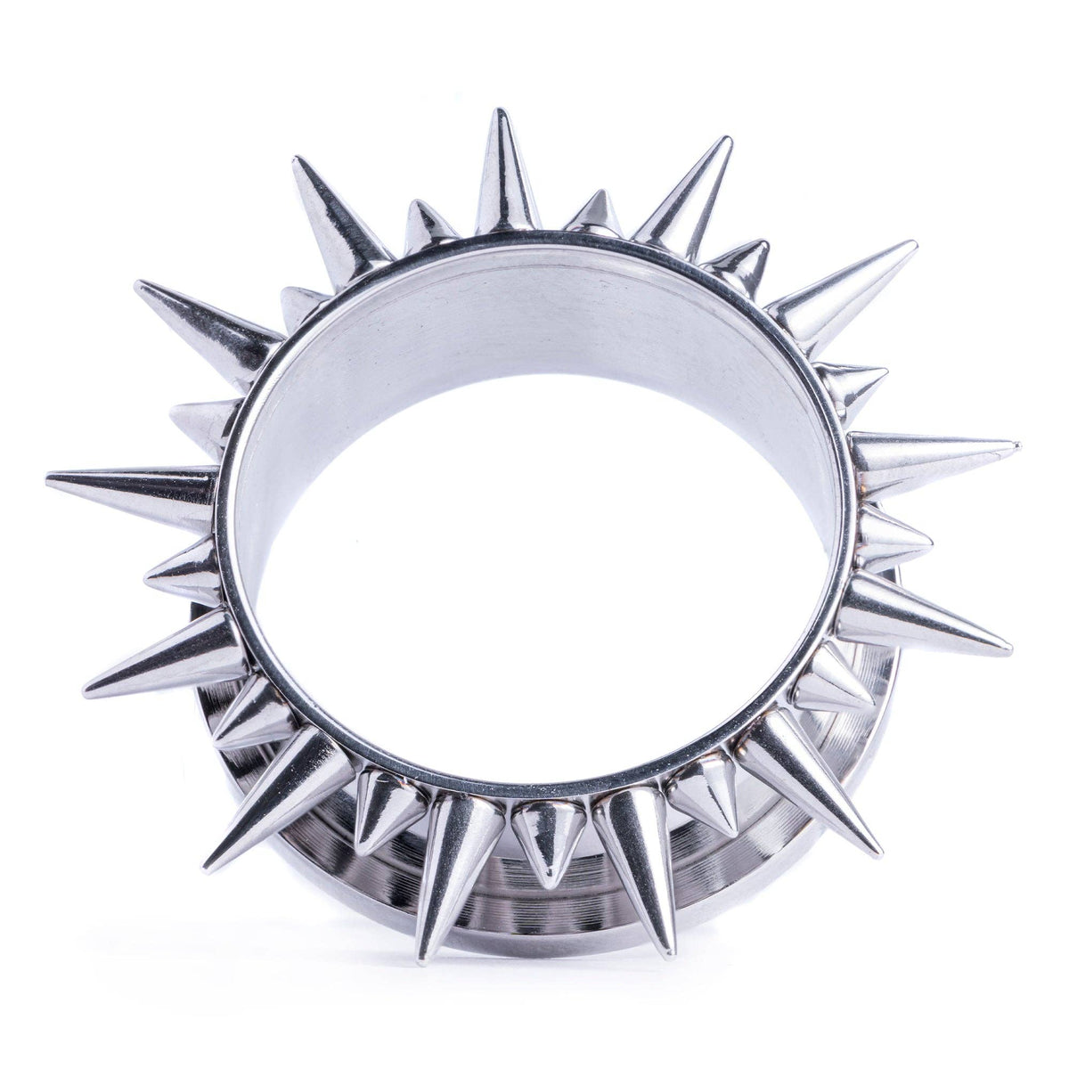 Spiked Steel Tunnel / Plug / Gauge