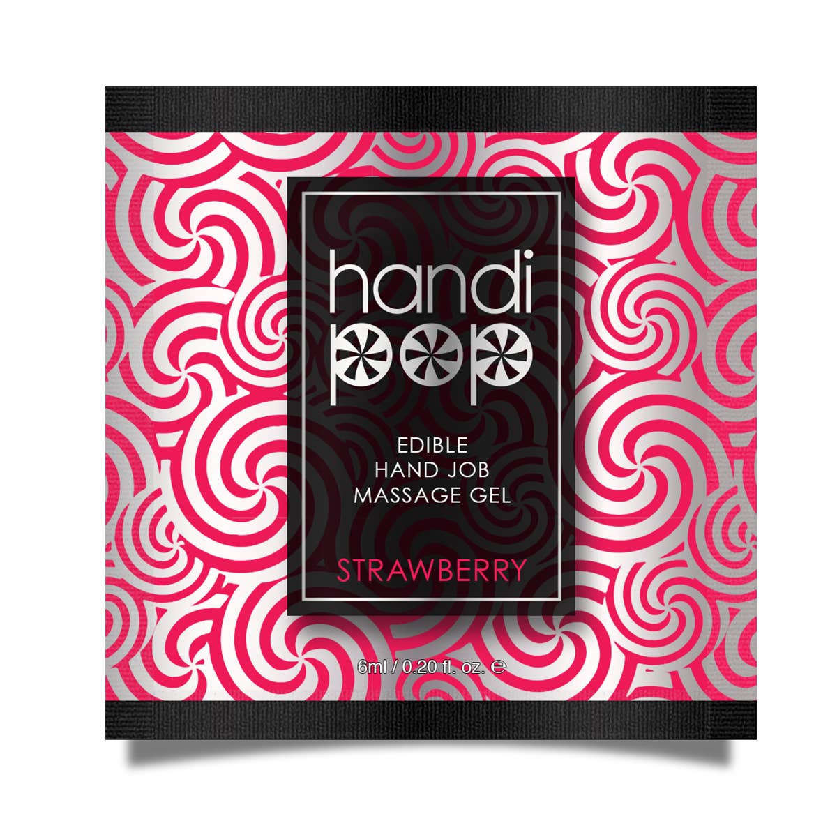 SAMPLE PACK- Handipop StrawberryHand Job Massage Gel- .20oz