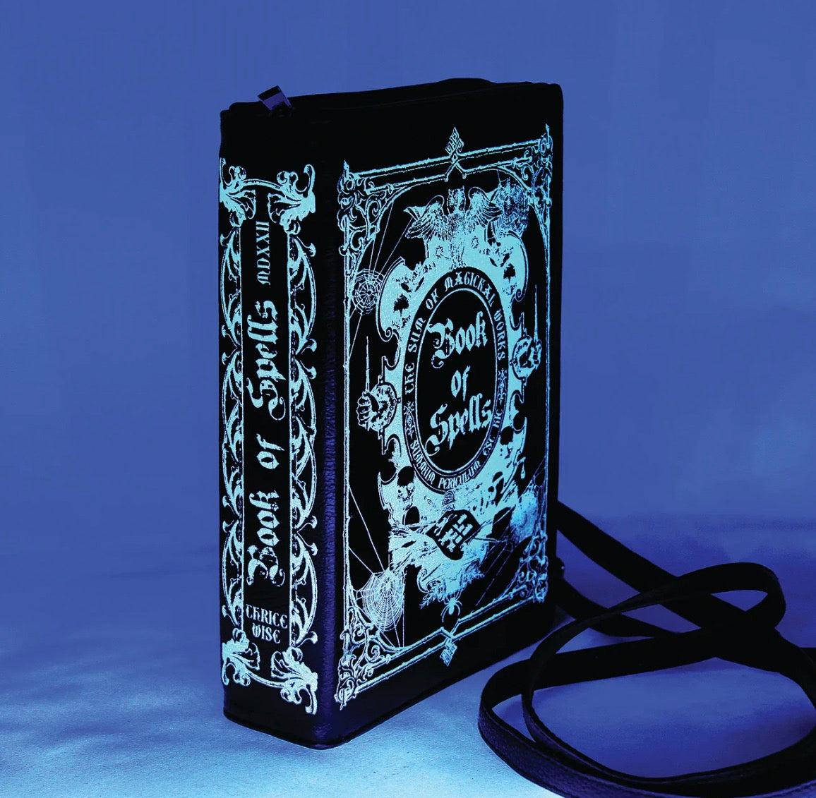Glow In The Dark Book of Spells Cross-Body Bag