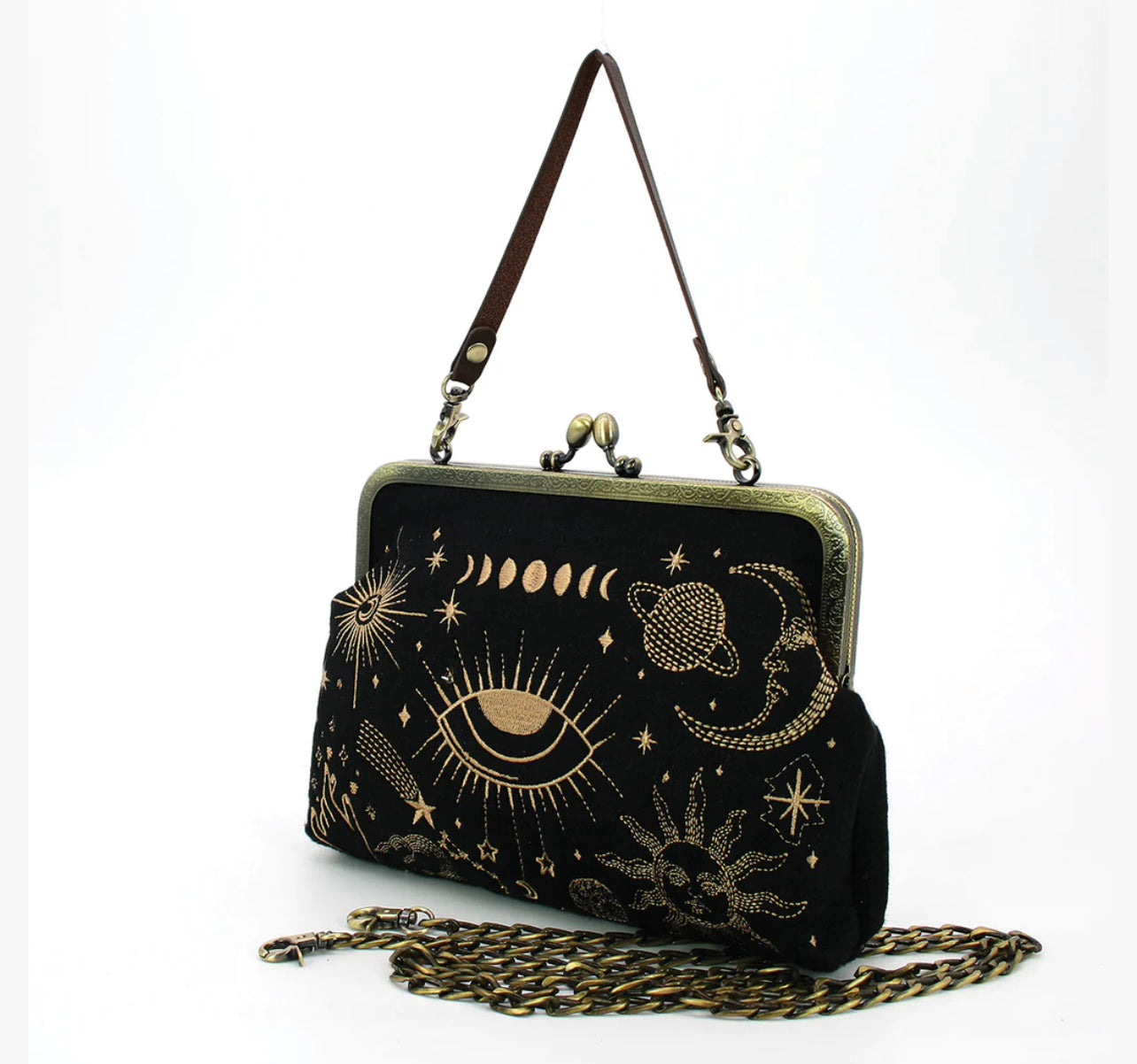 Celestial Kisslock Bag