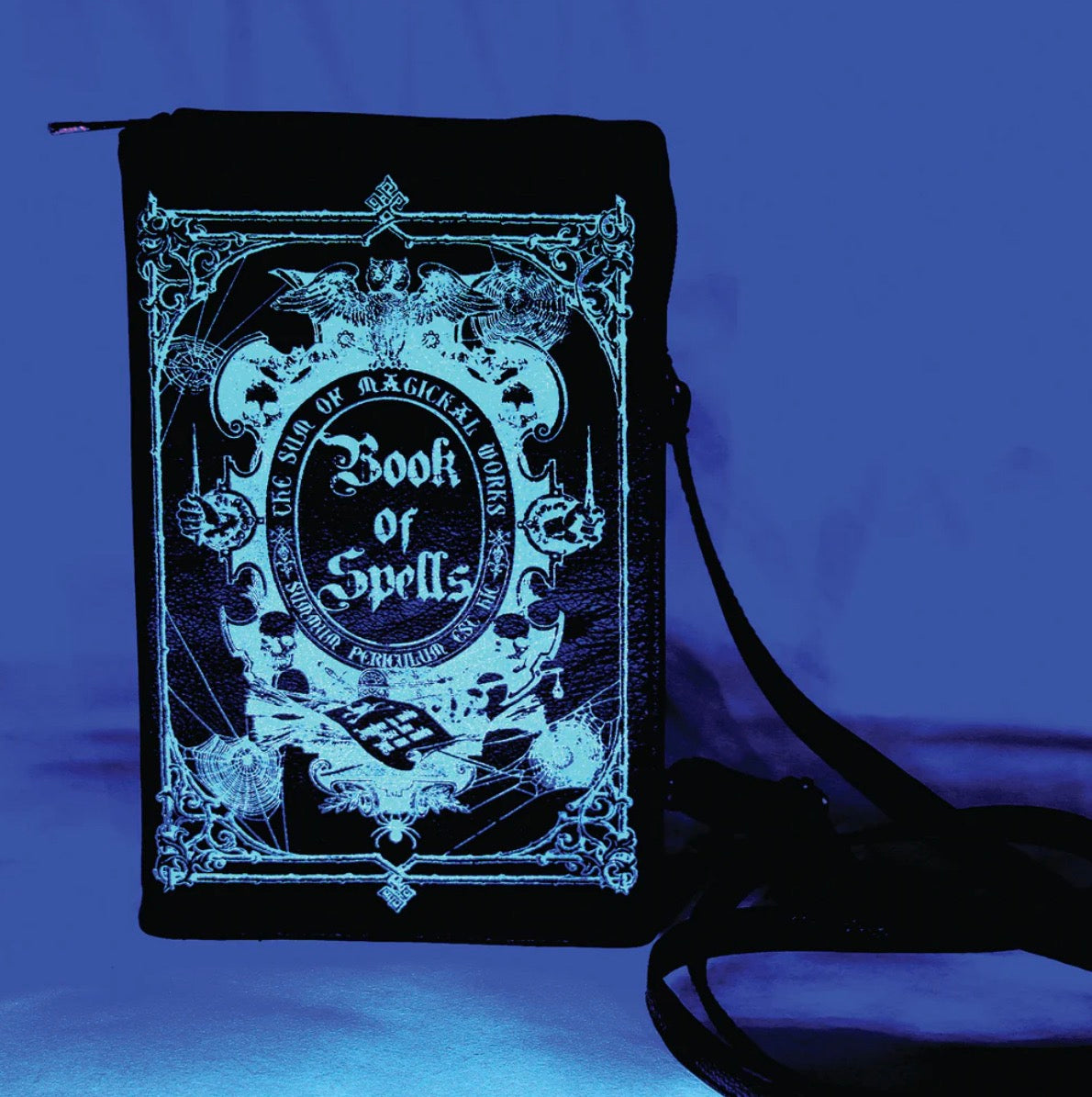 Glow In The Dark Book of Spells Cross-Body Bag
