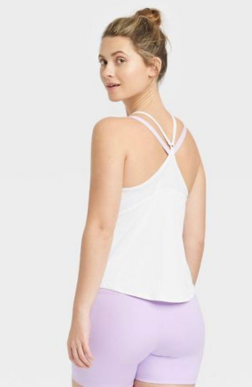 Women's Run Tank Top - All in Motion- White