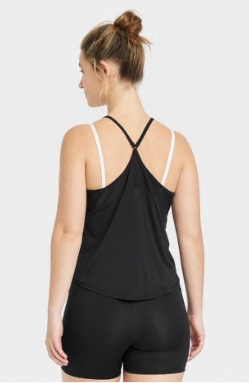 Women's Run Tank Top - All in Motion- Black