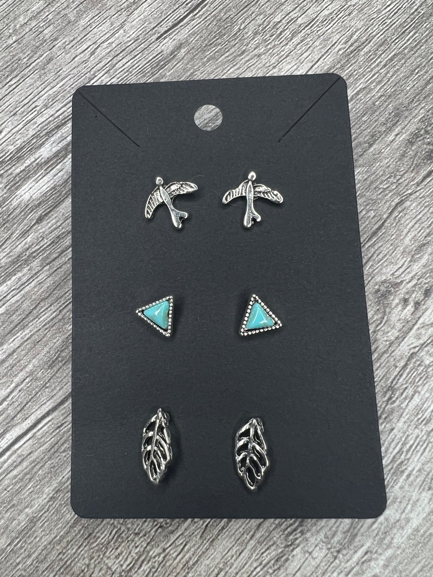 Boho Earring 3-Post Earring Set 3