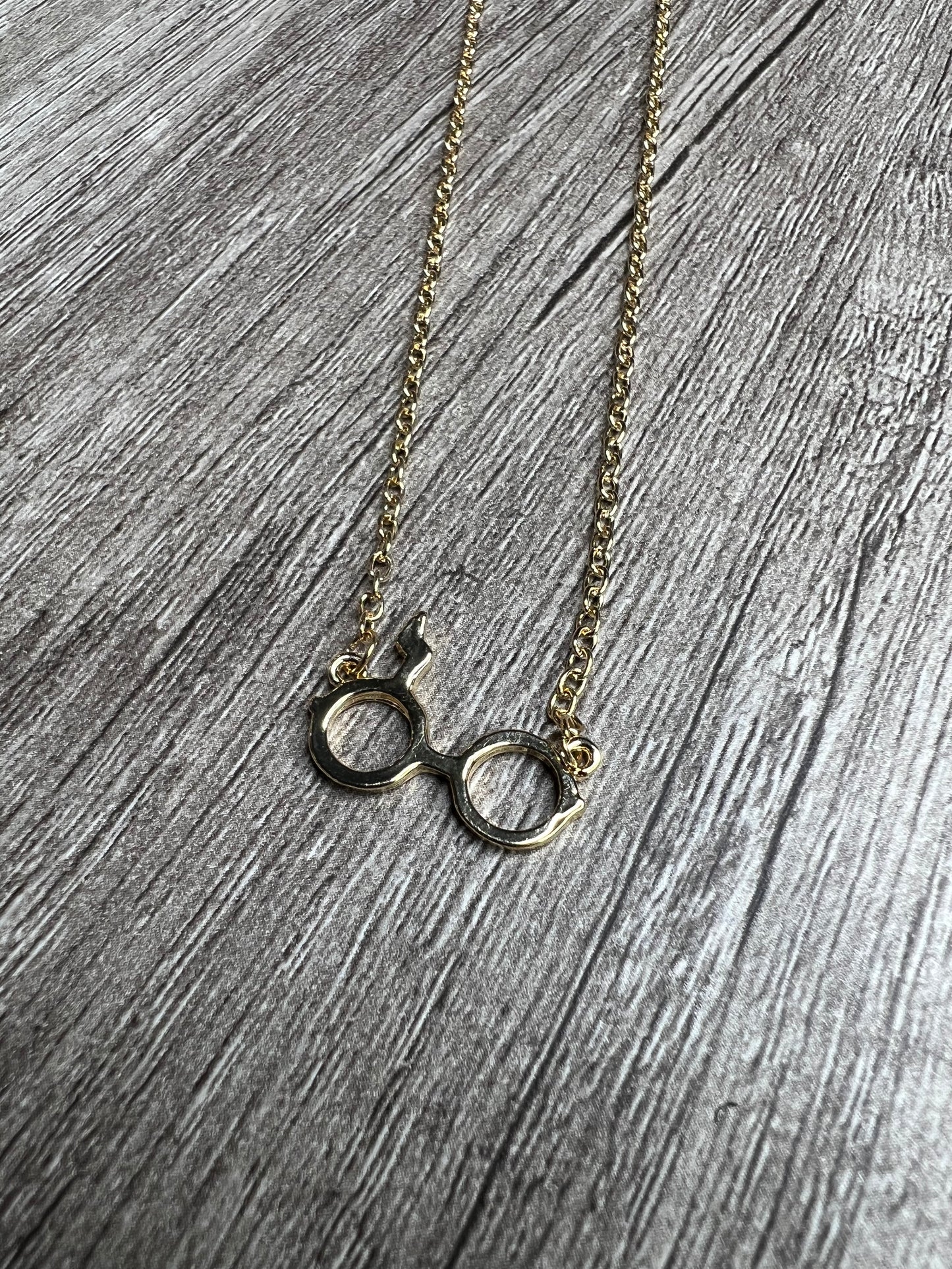 Harry Potter Glasses — Mark Necklace — Gold