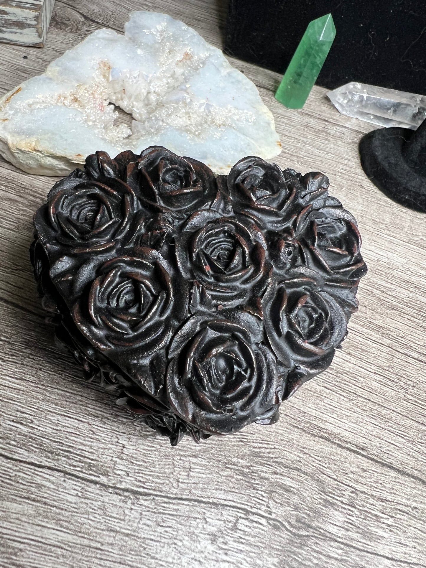 Rose Heart Trinket Box