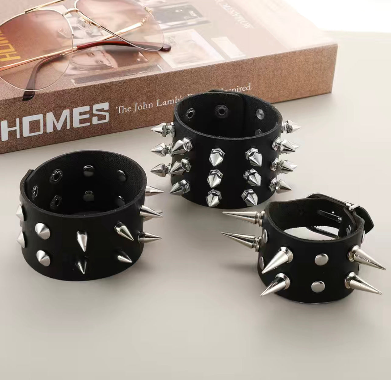 Punk Snap Spiked Bracelet