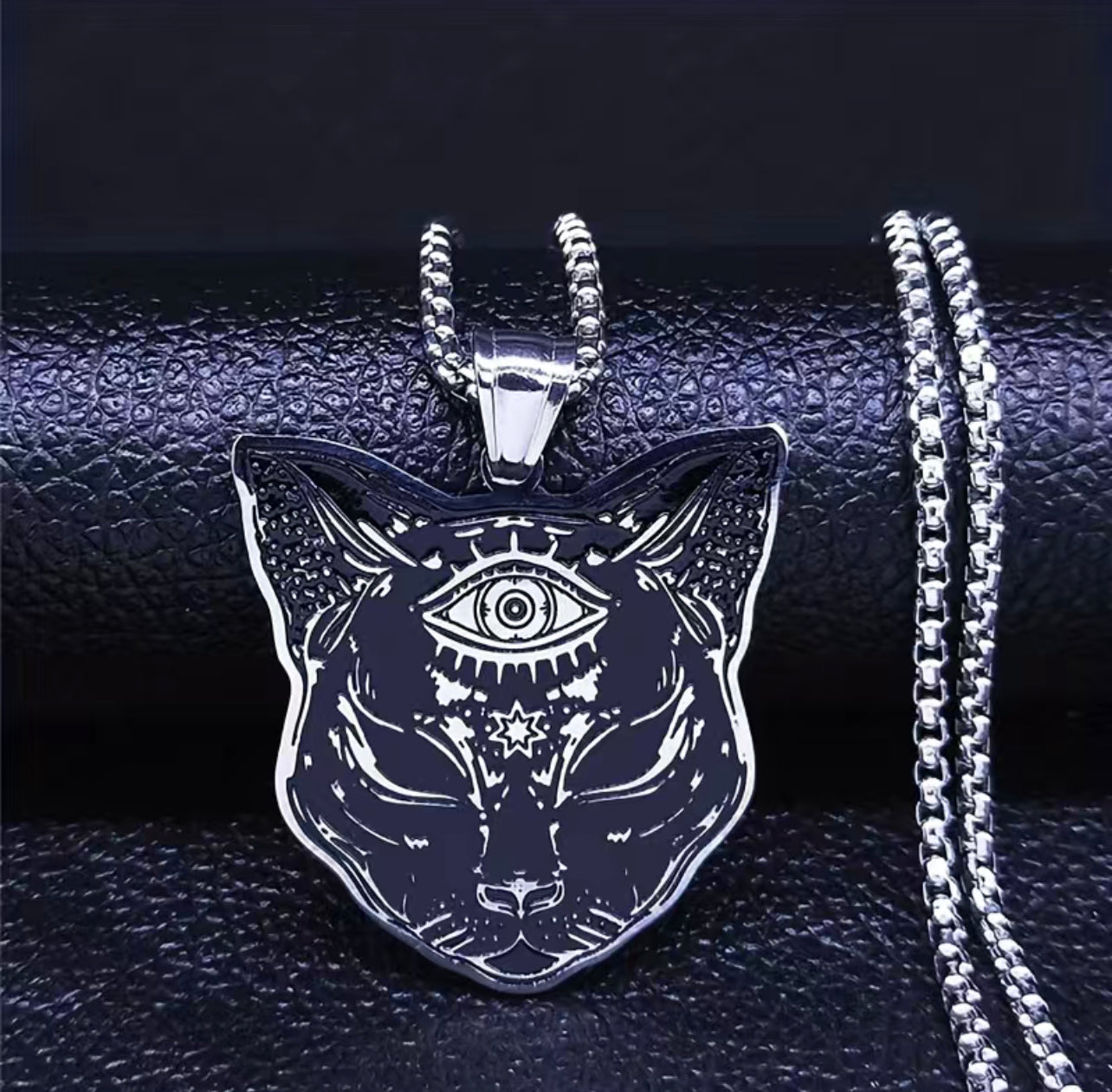Stainless Steel Cat Necklaces