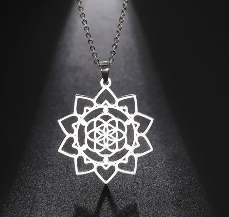 Stainless Steel Tree of Life Necklace