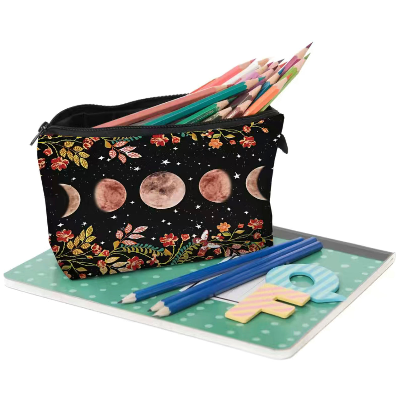 Moon phase Makeup Bags