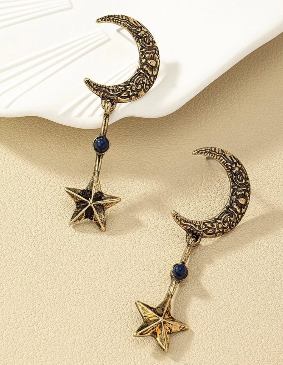 Moon Star Earrings