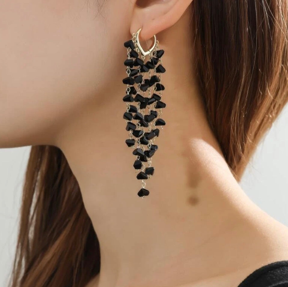 Stone Chandelier Earrings