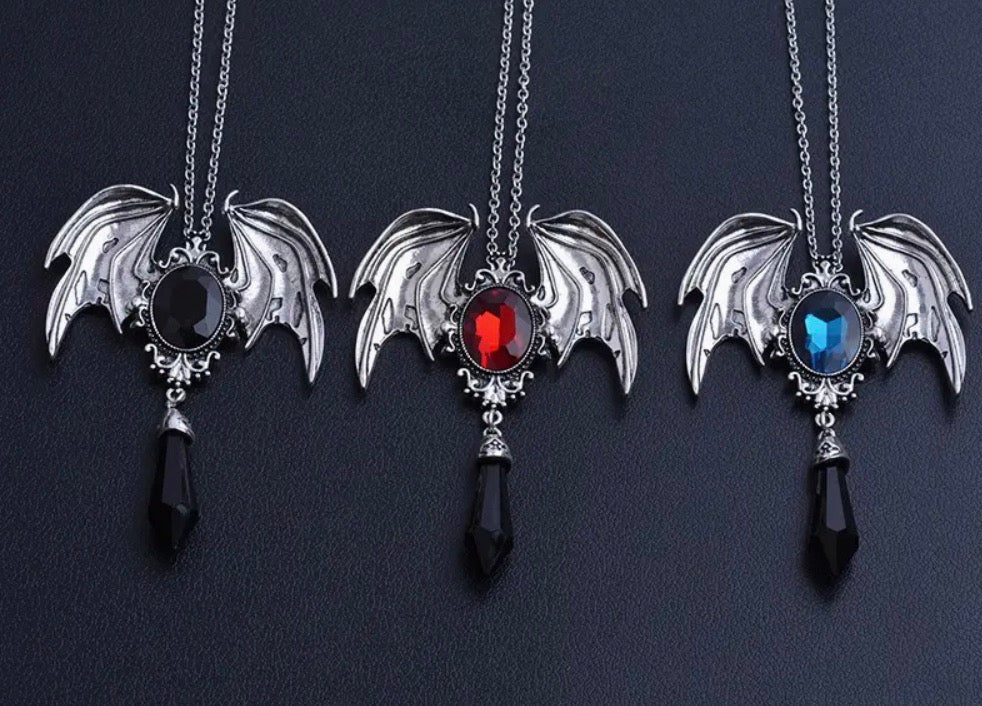 Batwing Gemstone Necklace