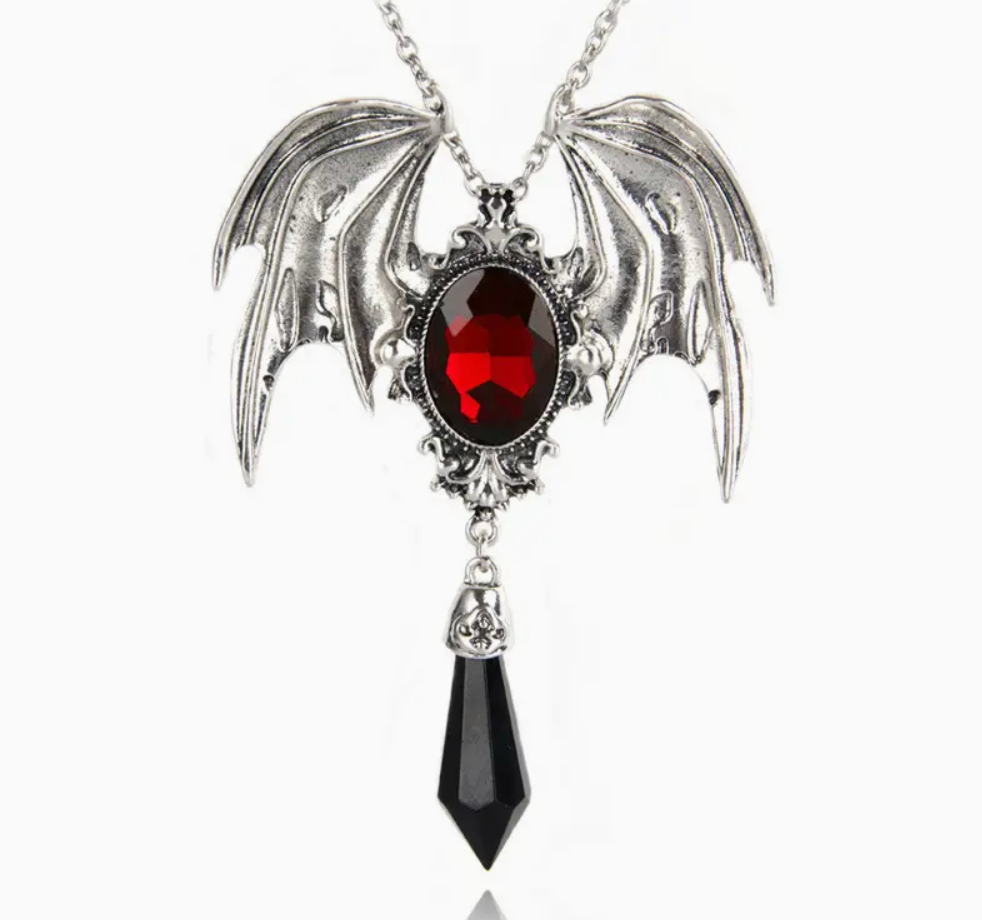Batwing Gemstone Necklace