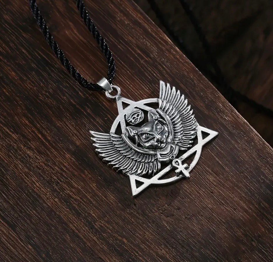 Ancient Egyptian Cat Necklace