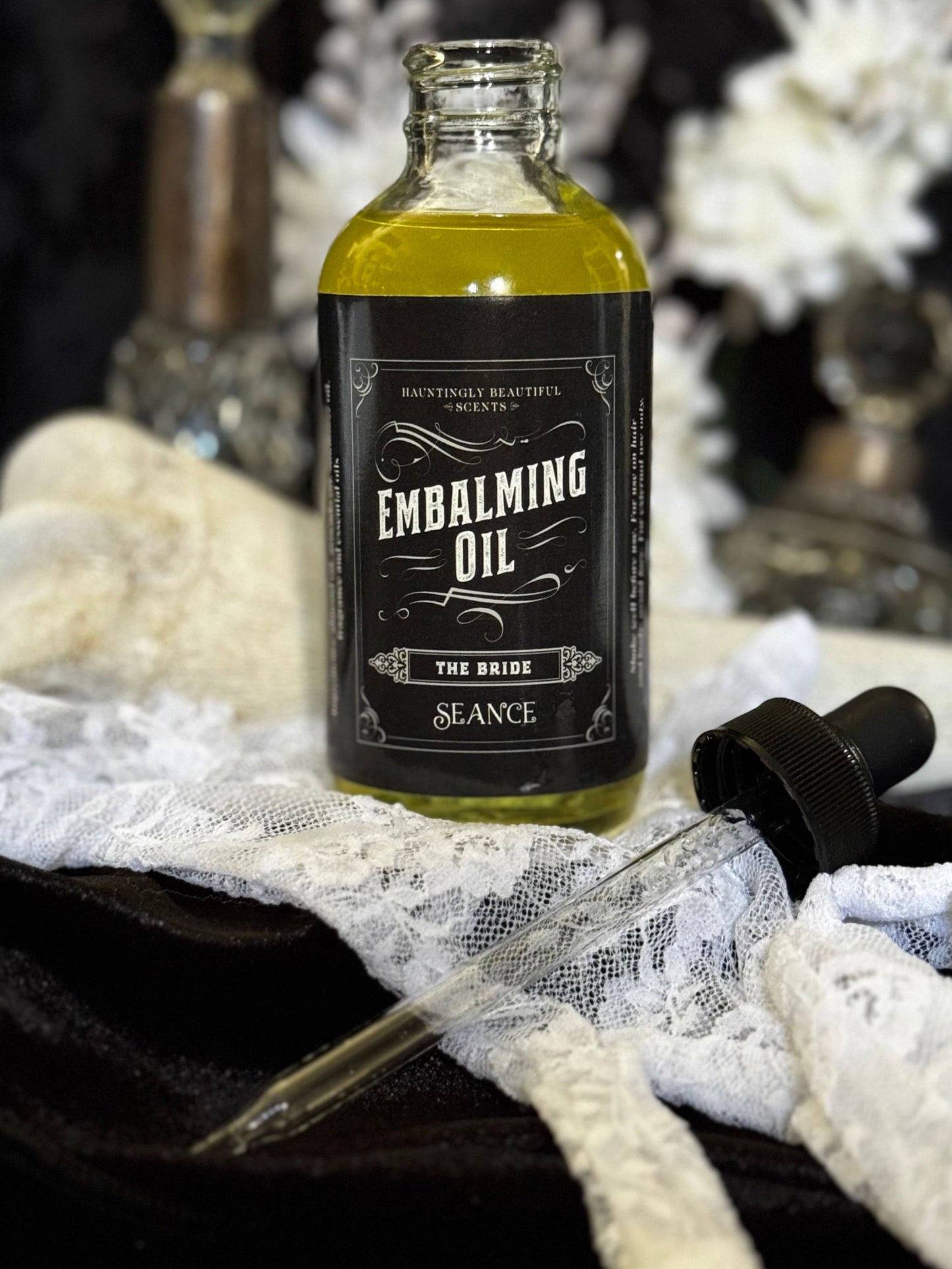 The Bride embalming oil
