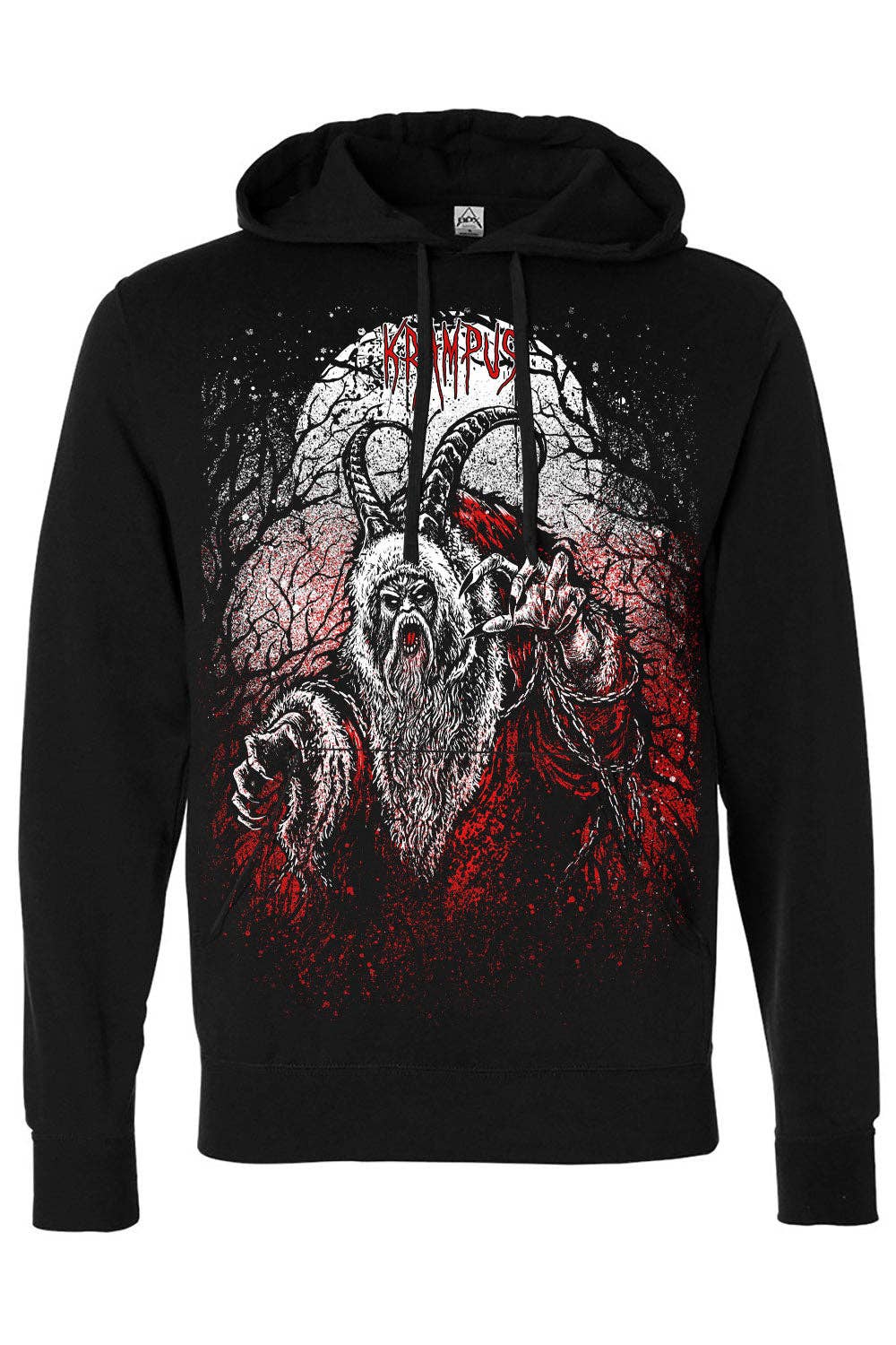 Naughty List Krampus Pullover Hoodie