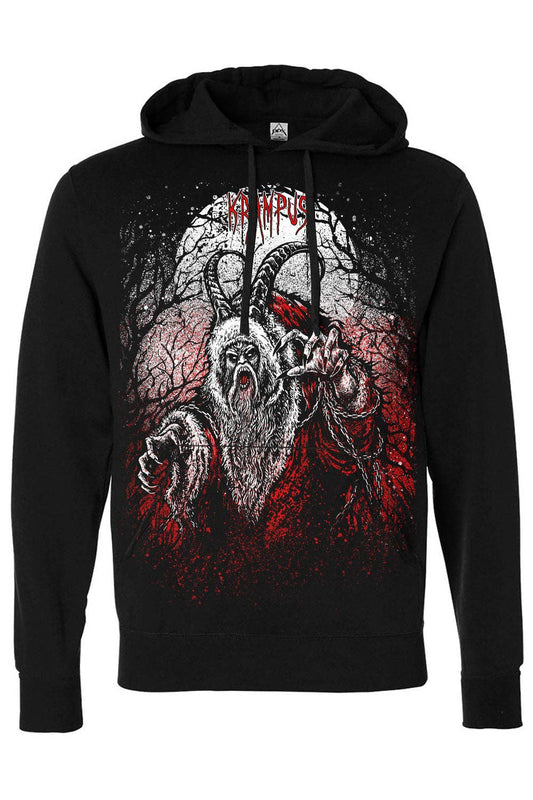 Naughty List Krampus Pullover Hoodie