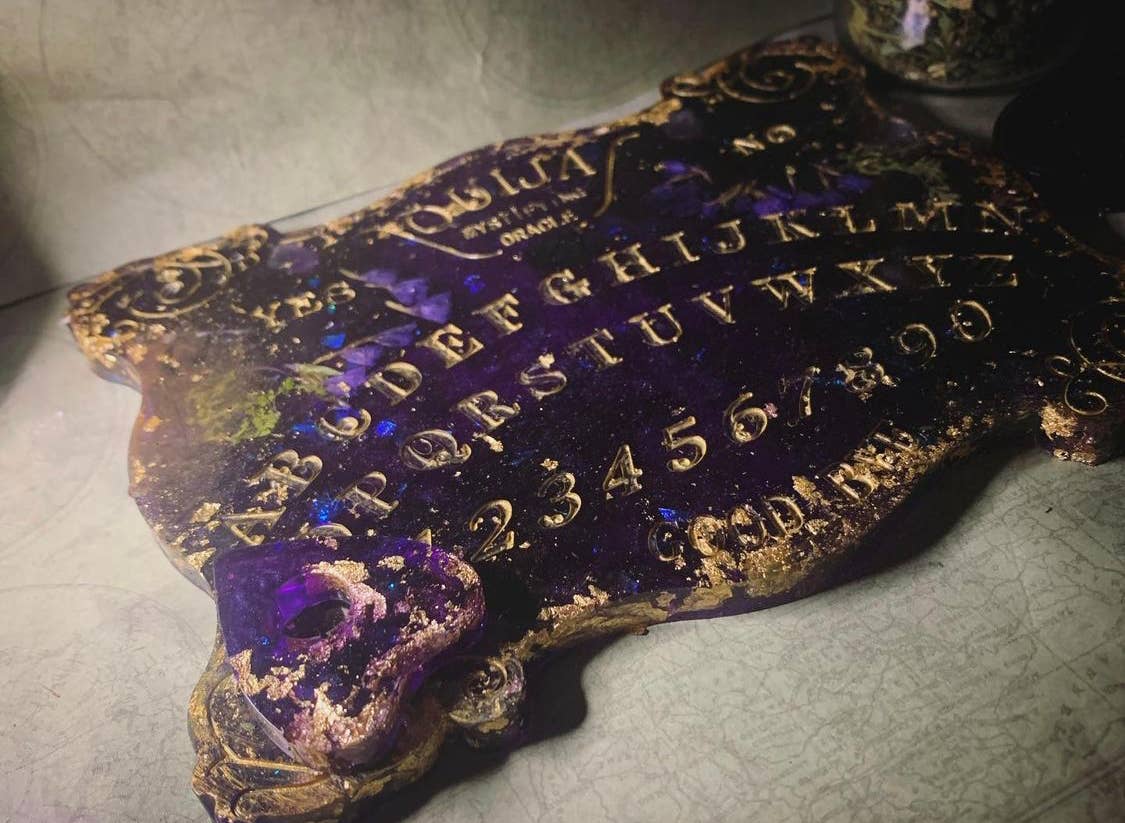 Spirit Board Ouija Board Amethyst Black Tourmaline