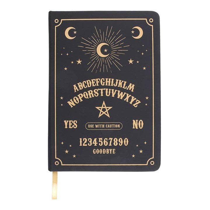 Black Talking Board - Ouija A5 Notebook