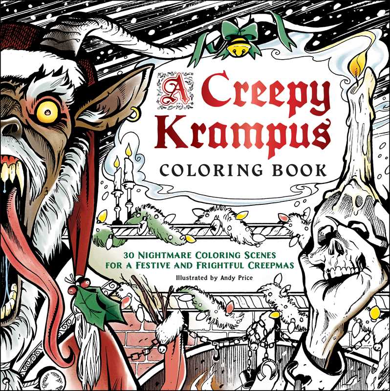 Creepy Krampus Coloring Book by