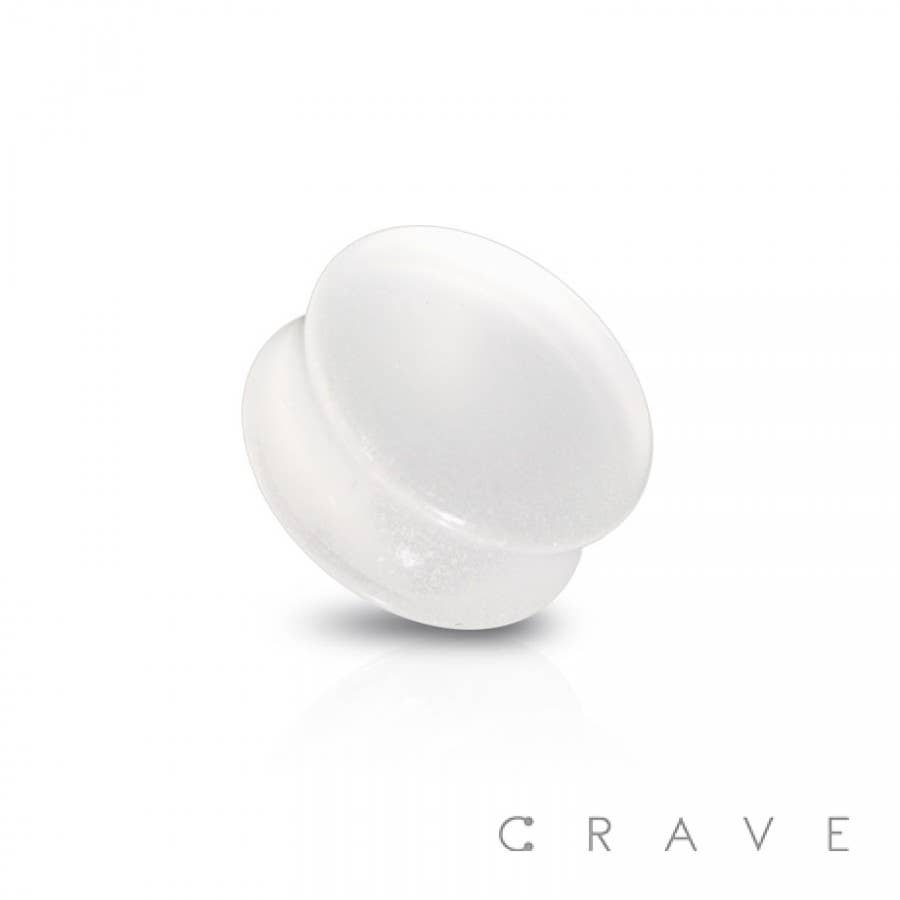 GLOW IN THE DARK ACRYLIC DOUBLE FLARED PLUGS