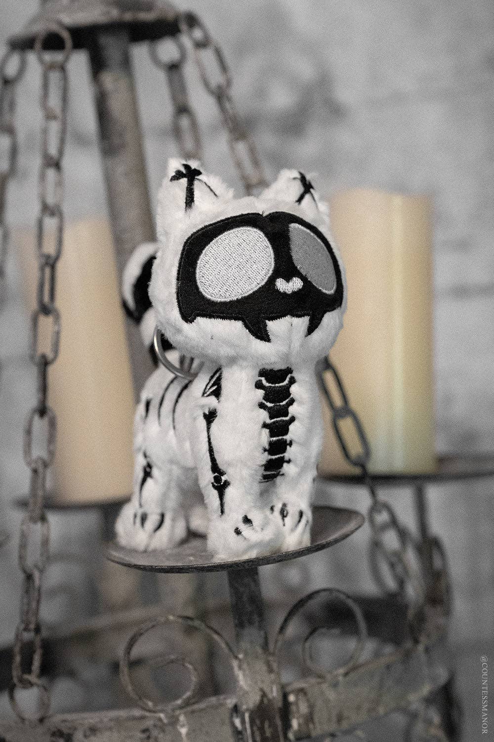 X-Ray Skelekitty Plush Keychain