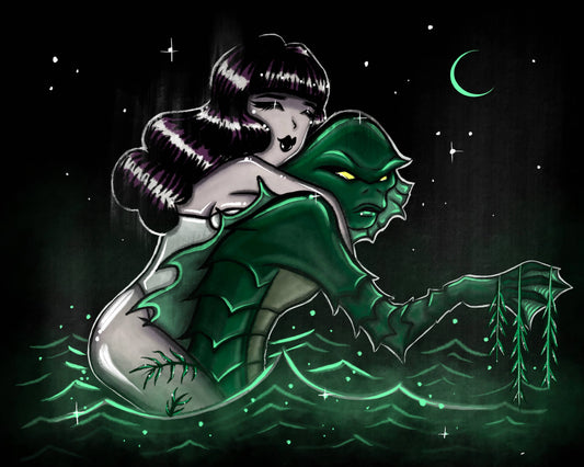 "Creature from the Black Lagoon" Fine Art Print
