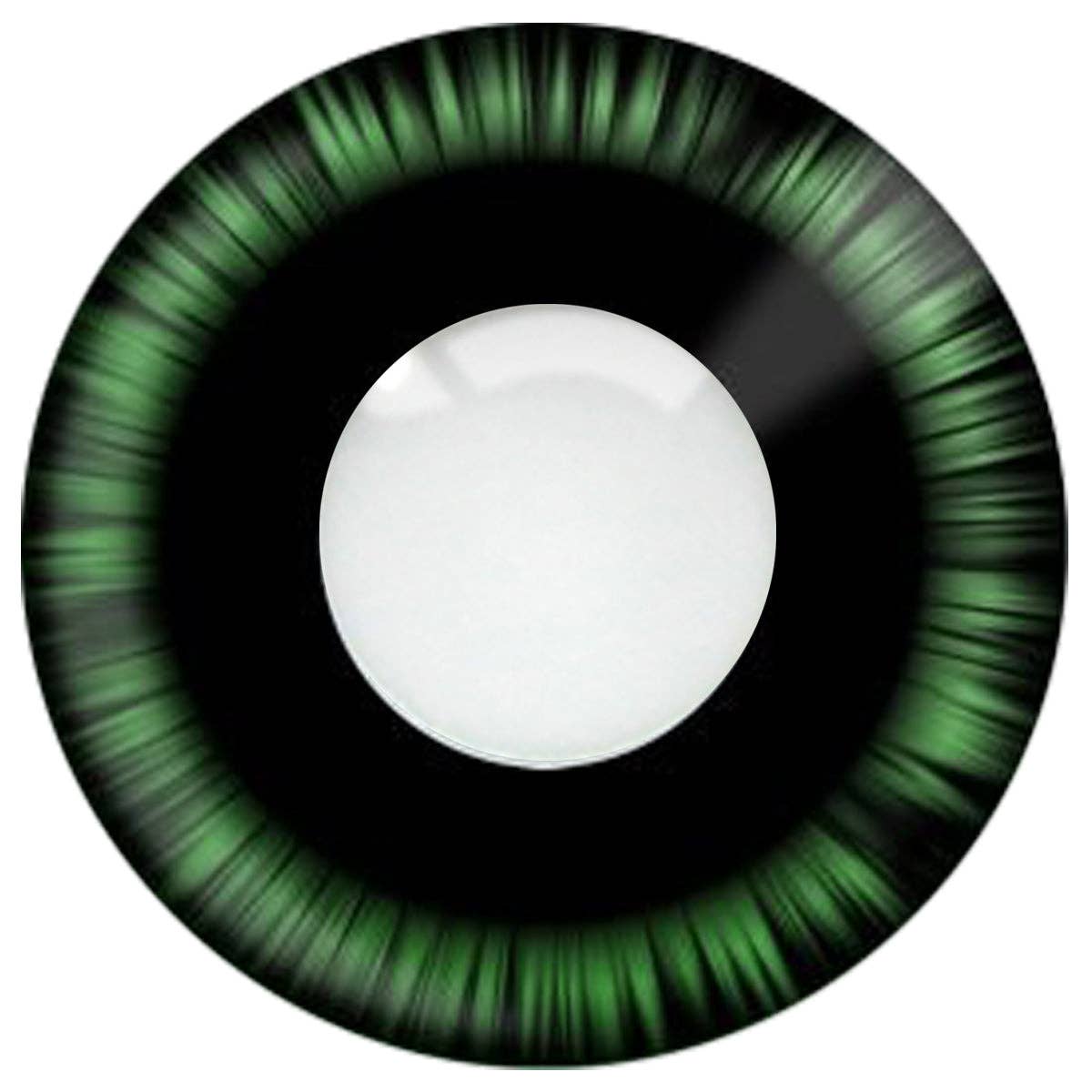 Green Manga Anime Contact Lenses- Theatrical Grade- FDA Cleared