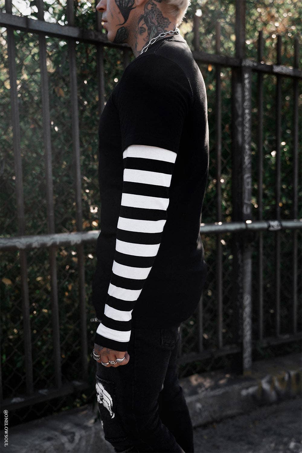 Specter Striped Long Sleeve Shirt