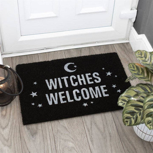 Black Witches Welcome Doormat