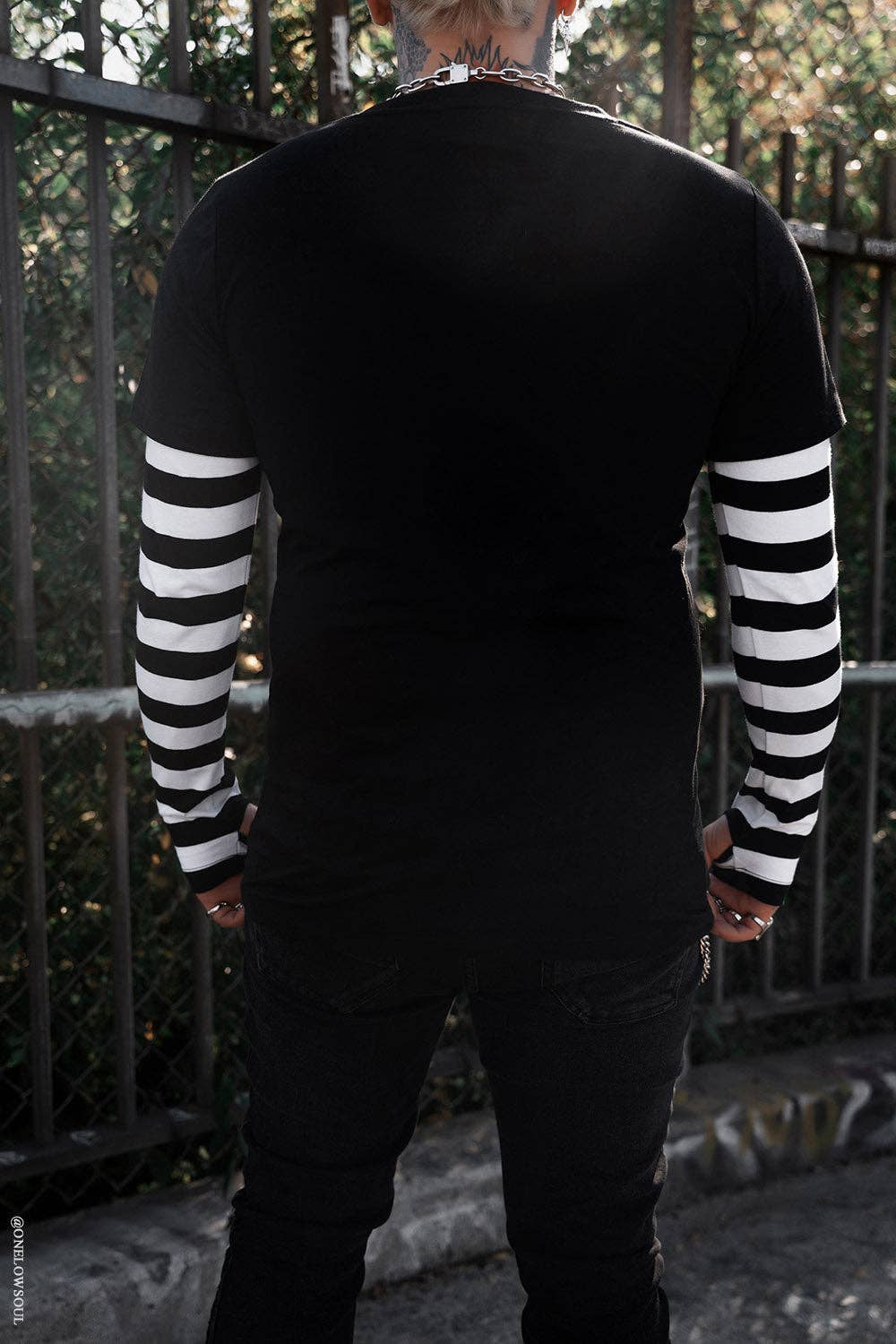Specter Striped Long Sleeve Shirt
