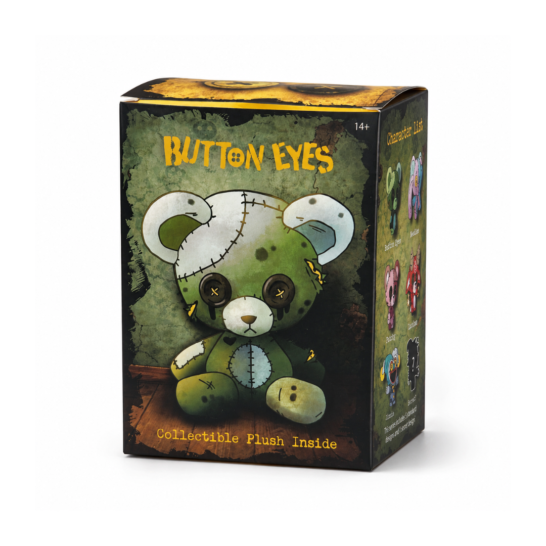 ButtonEyes™ Plushie Blind Box – Spooky Collectible Bag Charm